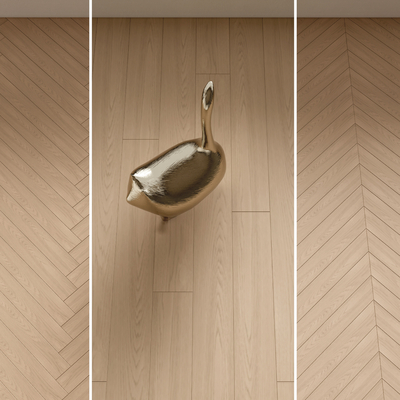 Modern wood floor fishbone floor