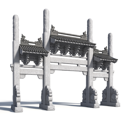 Chinese-style archway archway