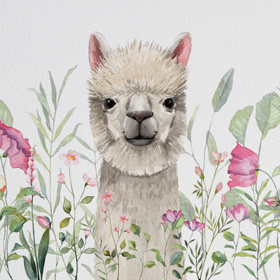 Alpaca Hanging Painting