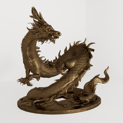 Chinese Dragon Sculpture