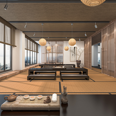 New Chinese Teahouse Tea Room