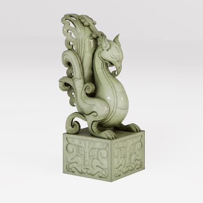 new chinese jade seal