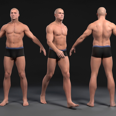 Men's bodybuilding figures