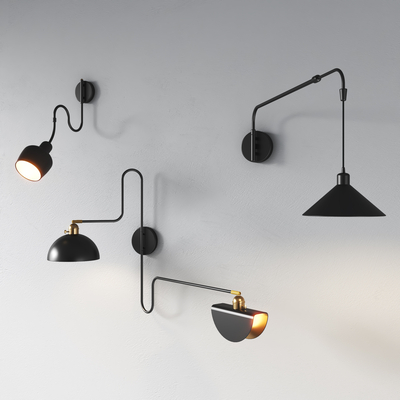 Modern rocker wall lamp