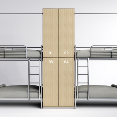 Modern Dormitory Bed High and Low Bed