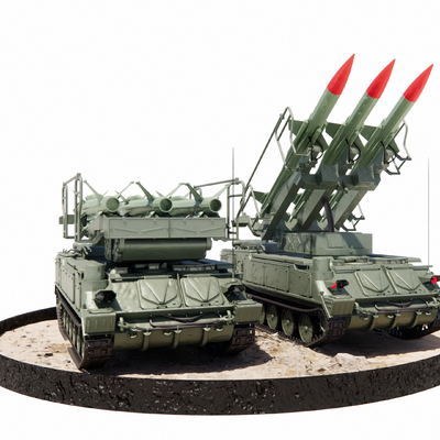 Military missile fighting vehicle