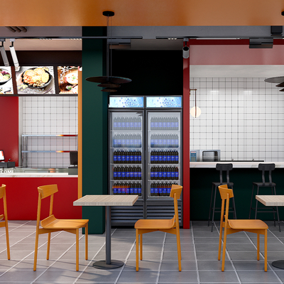 Modern Fast Food Restaurant