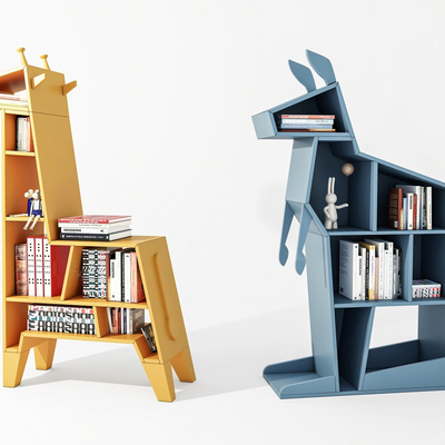 Children's Animal Bookcase