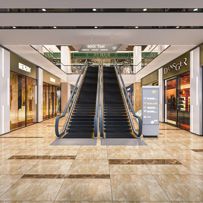 modern mall escalator escalator