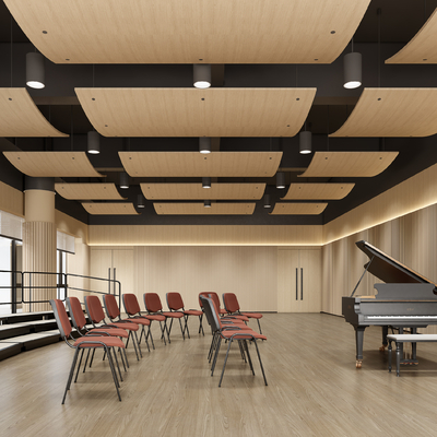 Modern Music Classroom Chorus Training Room