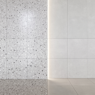 terrazzo wall tile and floor tile