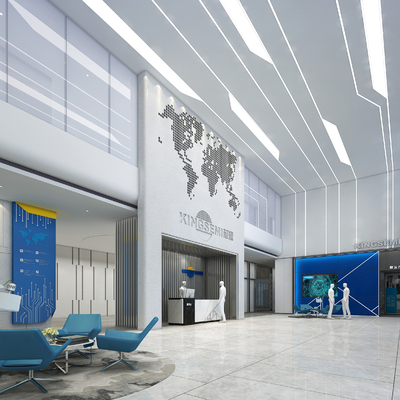 Technology Company Reception Lobby