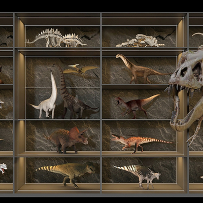 Modern dinosaur fossils