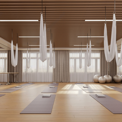 Modern Yoga Classroom