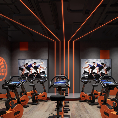 Modern Spinning Gym