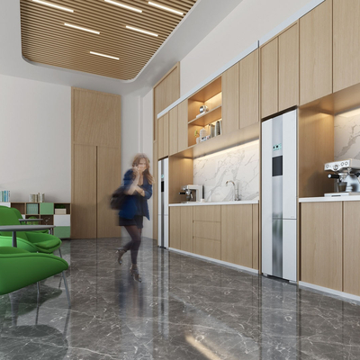 Modern pantry lounge area