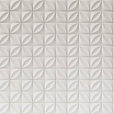 Modern three-dimensional wall tiles