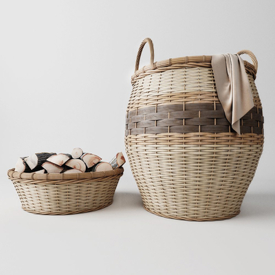 Rattan Basket Basket Laundry Basket