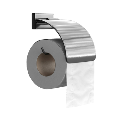 Sanitary paper roll holder