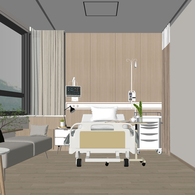 modern hospital ward