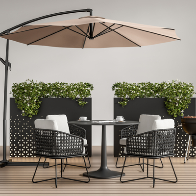 Minotti modern outdoor tables and chairs