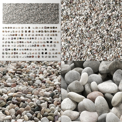 Modern pebbles