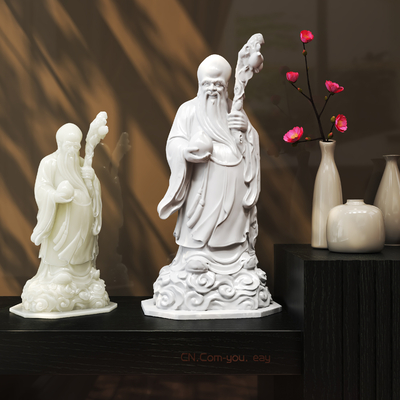 Chinese-style Buddha statue sculpture