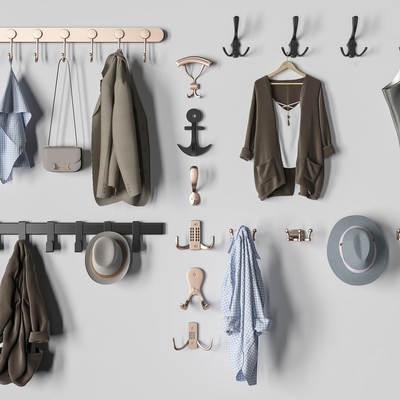 Clothes Hook Coat Rack Clothing