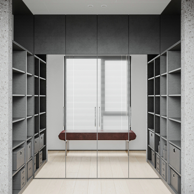 Modern Cloakroom Storage Room