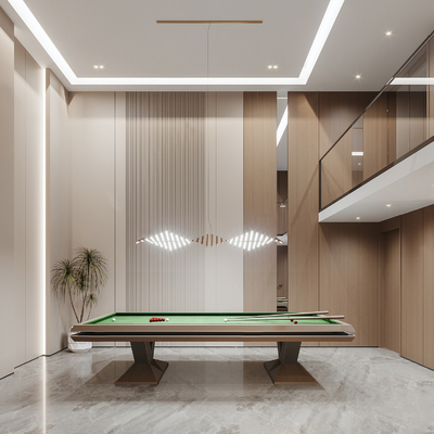 Modern Billiard Room