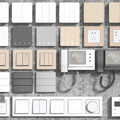 Switch socket panel telephone access control