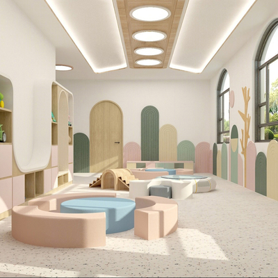 Modern Kindergarten Children's Activity Room