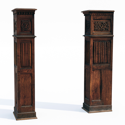 European-style Wooden Column