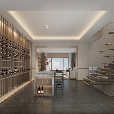 New Chinese Tibetan Wine Room Wine Tasting Room