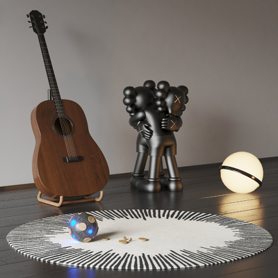 Modern guitar Art Toy