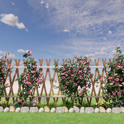 Flower vine flower stand