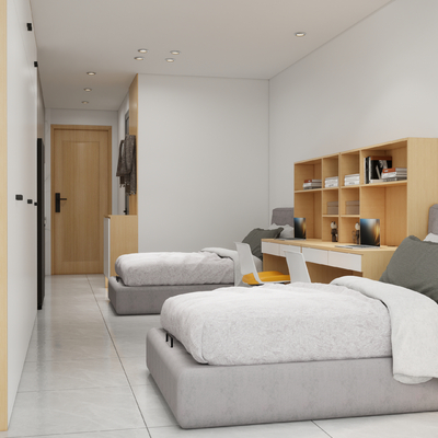 Modern Staff Dormitory Apartment