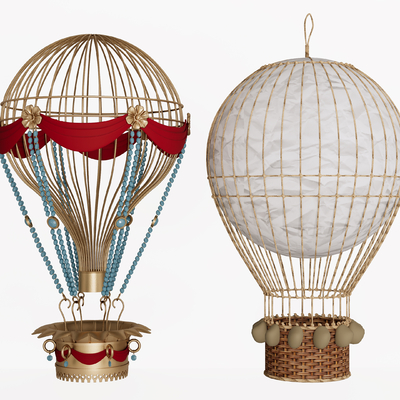 European classical hot air balloon