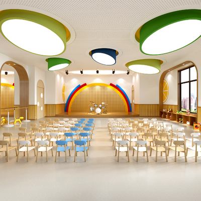 Modern Kindergarten Multi-function Room