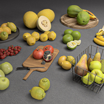 Fruit basket and fruit plate