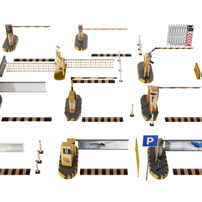 Parking pole toll pole gate