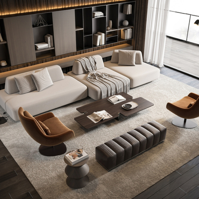 Minotti modern sofa combination