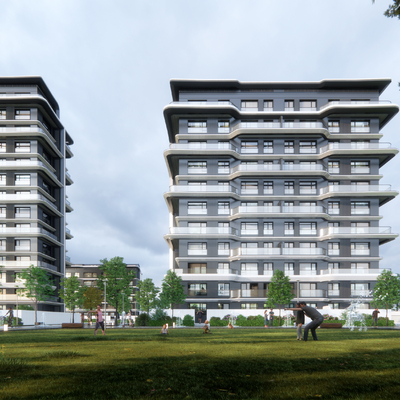 modern multi-storey residence