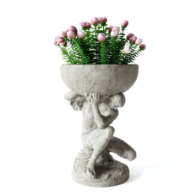 European Sculpture Flower Blossom Villa Flower Pot