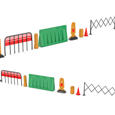 Construction barricade traffic facilities