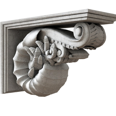 European-style Corner Flower Carved
