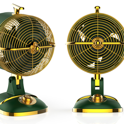 Retro Electric Fan Desktop Fan