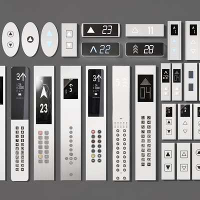 Elevator switch key display