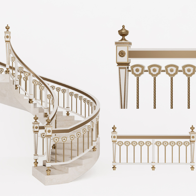 European classical staircase revolving staircase