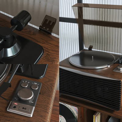 vinyl record player